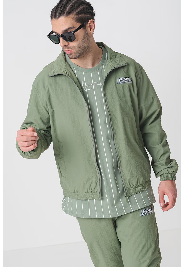Karl Kani Jacheta cu logo si buzunare - Verde aquamarin