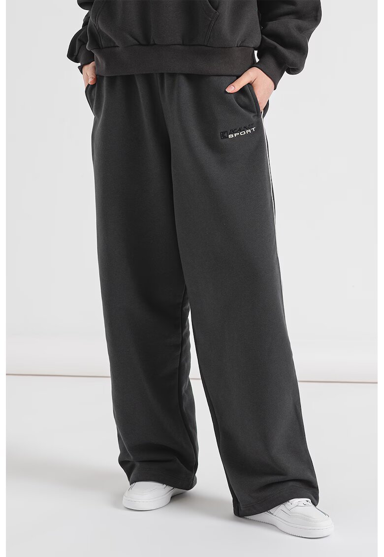 Karl Kani Pantaloni de trening relaxed fit cu buzunare - Gri