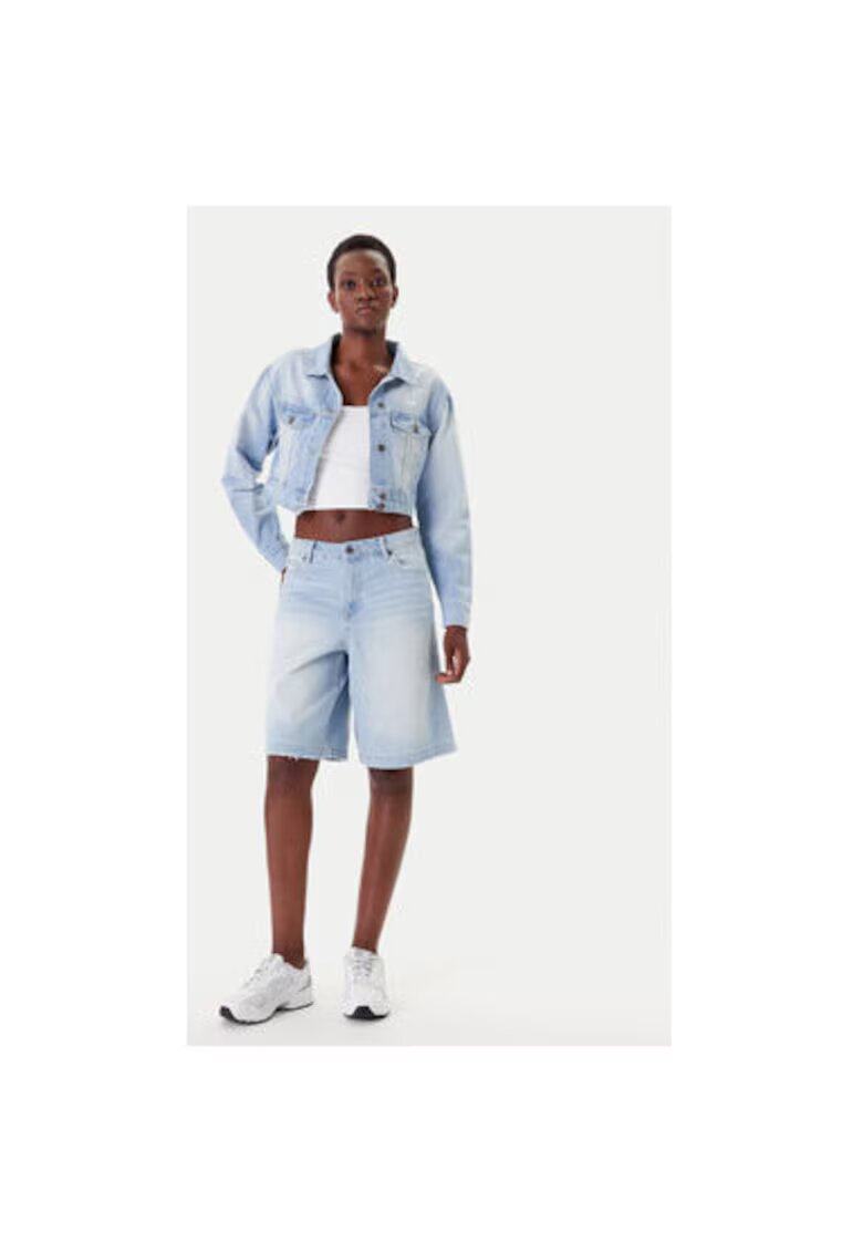 Karl Kani Pantaloni scurti din denim dama PD00005506 - Bumbac - Albastru - Albastru