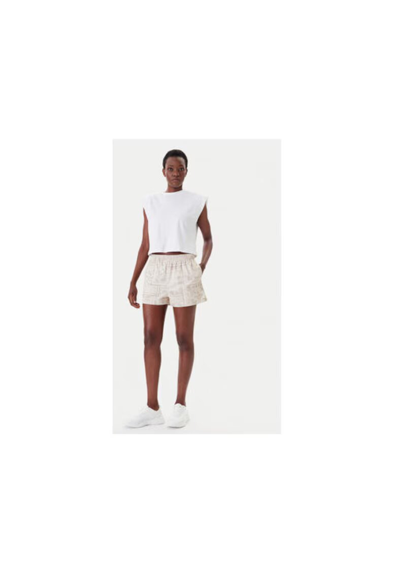 Karl Kani Pantaloni scurti sport dama PD00005437 - Poliester - Bej - Bej