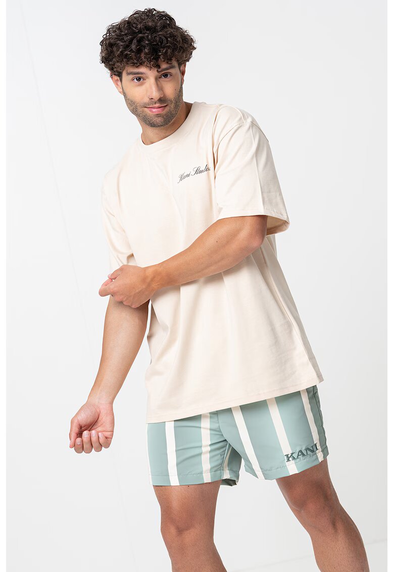 Karl Kani Tricou lejer cu logo - Bej