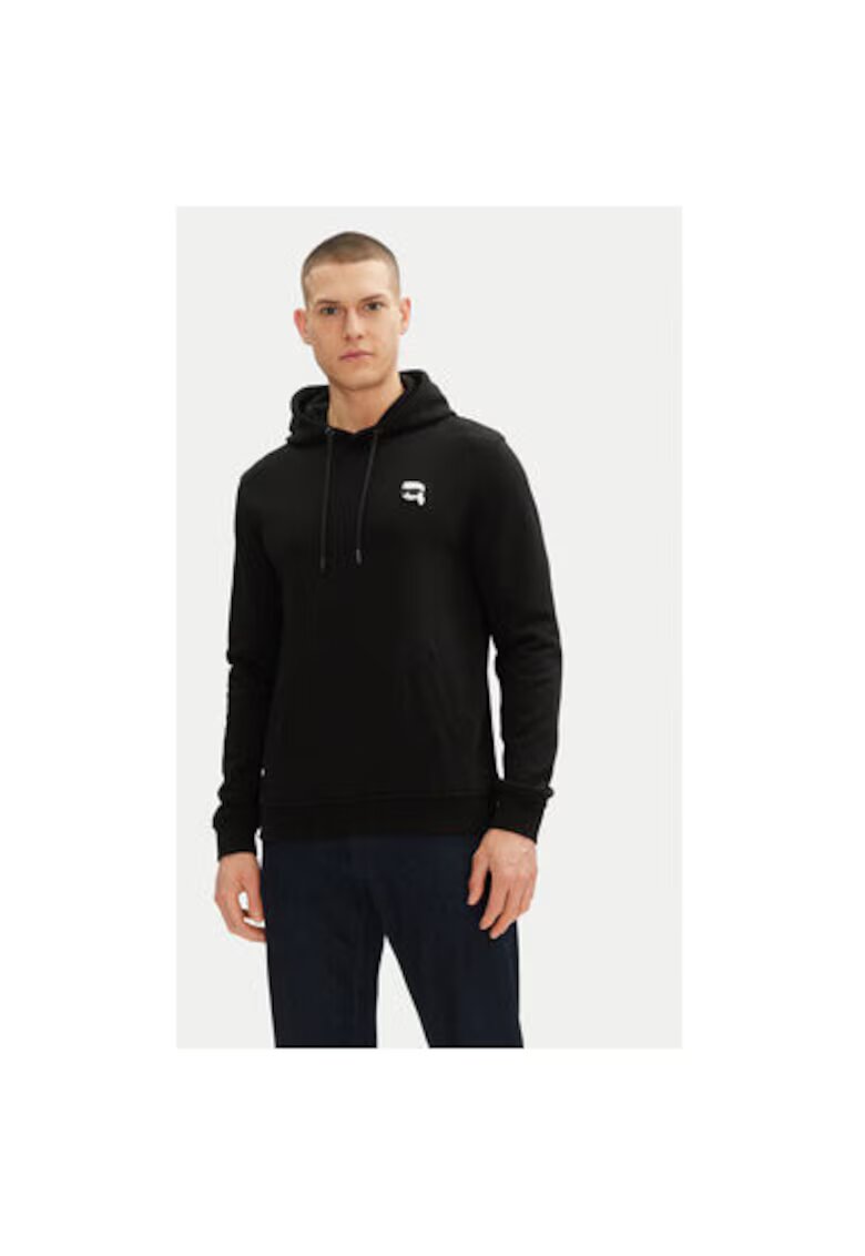 Karl Lagerfeld Bluza barbati 705711 500900 - Bumbac organic - Negru - Negru