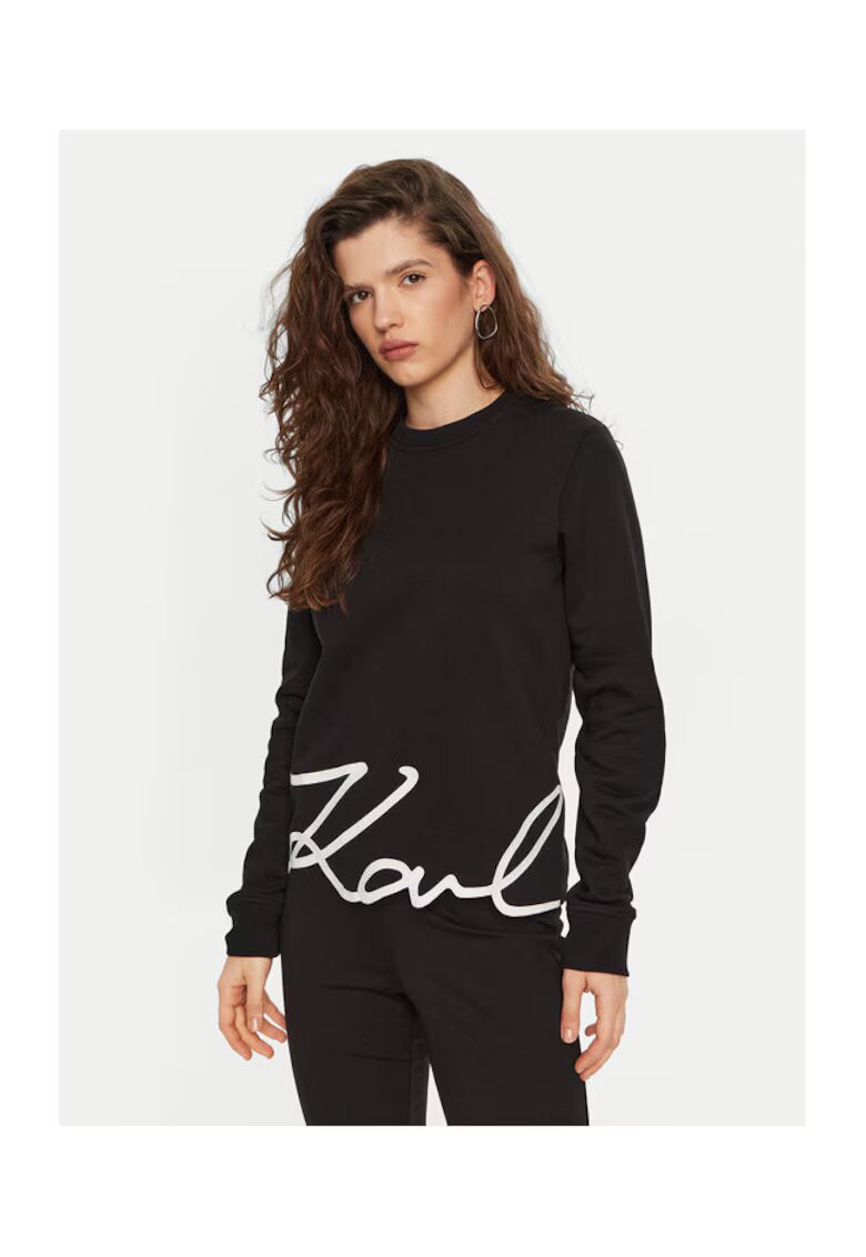 Karl Lagerfeld Bluza dama - 304579714 - Bumbac - XS INTL - Negru
