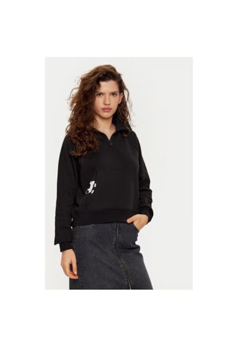 Karl Lagerfeld Bluza dama - 304579813 - Bumbac organic - Negru - Negru