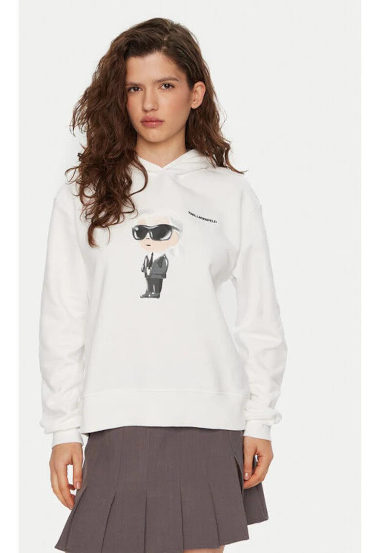 Karl Lagerfeld Bluza dama - 304579905 - Bumbac organic - Alb - Alb