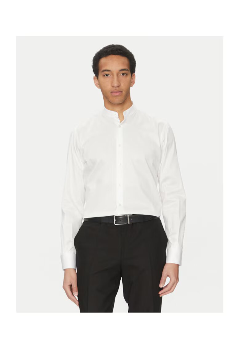 Karl Lagerfeld Camasa barbati 605035 552602 - Bumbac - Alb - Alb