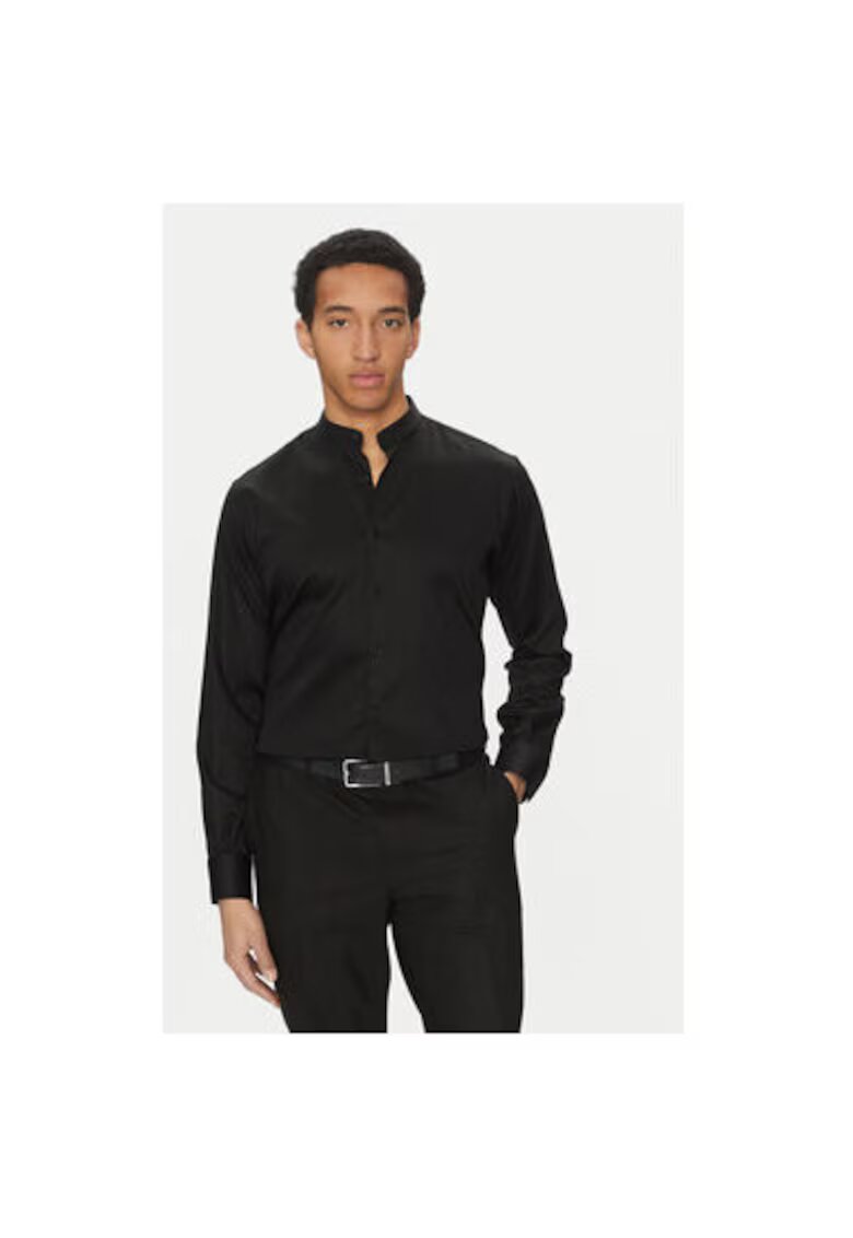 Karl Lagerfeld Camasa barbati 605035 552602 - Bumbac - Negru - Negru