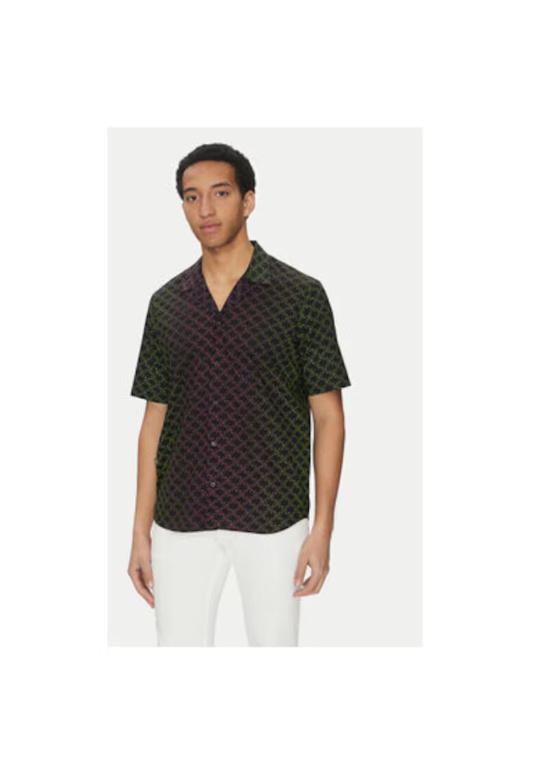 Karl Lagerfeld Camasa barbati 605445 552689 - Bumbac - Negru - Negru