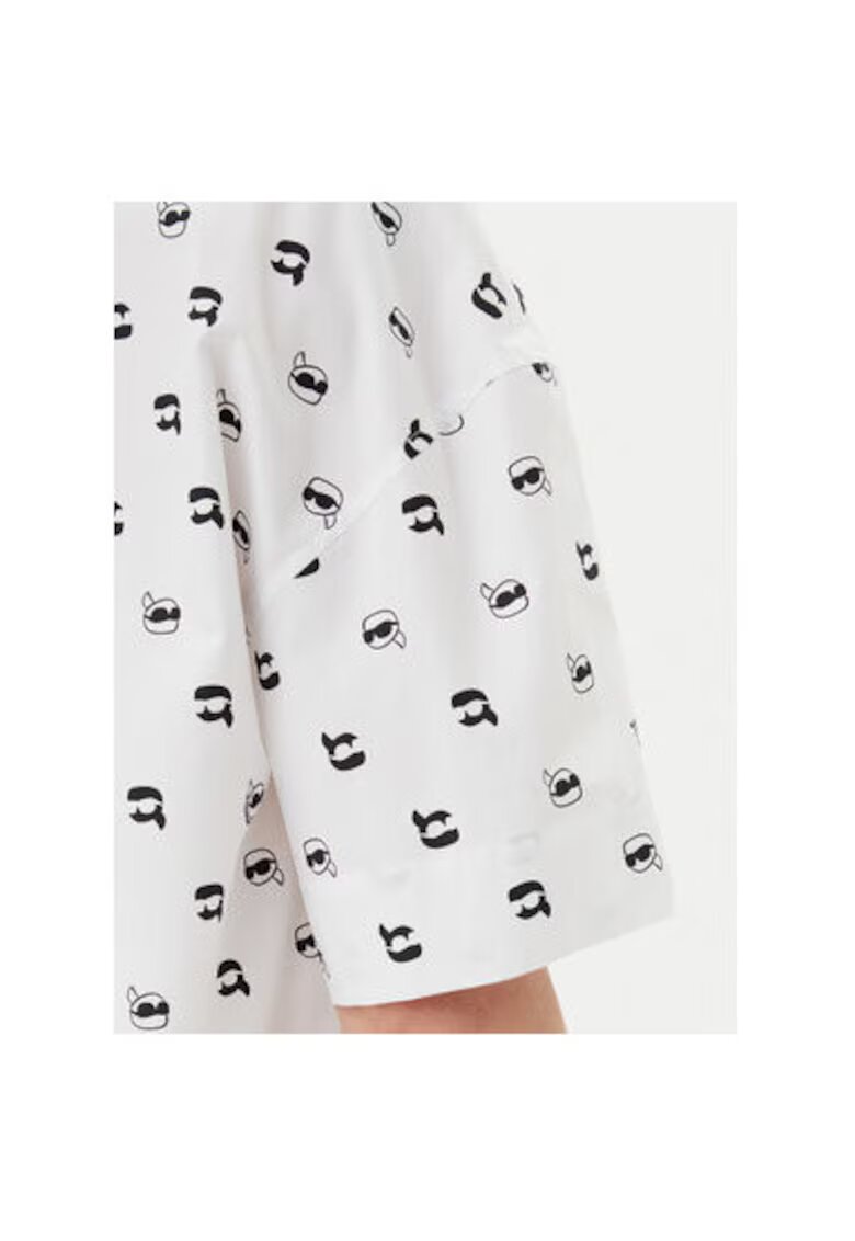 Karl Lagerfeld Camasa dama A2W11033 - Bumbac organic - Alb - Alb