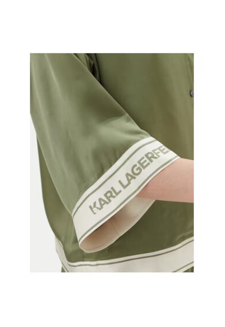 Karl Lagerfeld Camasa dama A2W11037 - Viscoza - Verde - Verde