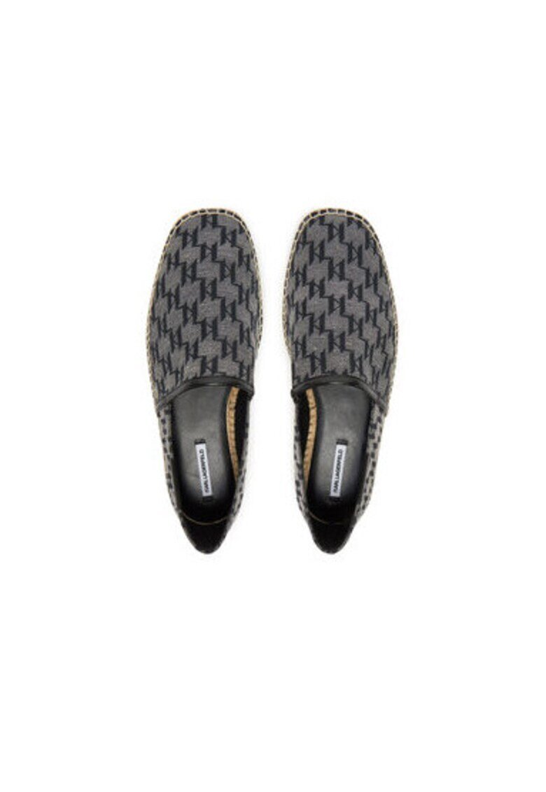 Karl Lagerfeld Espadrile barbati KL70125 - Textil - Negru