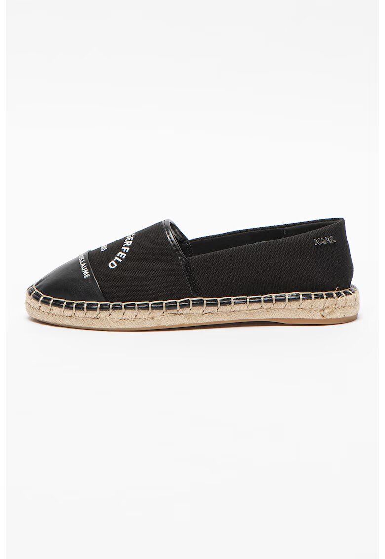 Karl Lagerfeld Espadrile cu insertii de piele