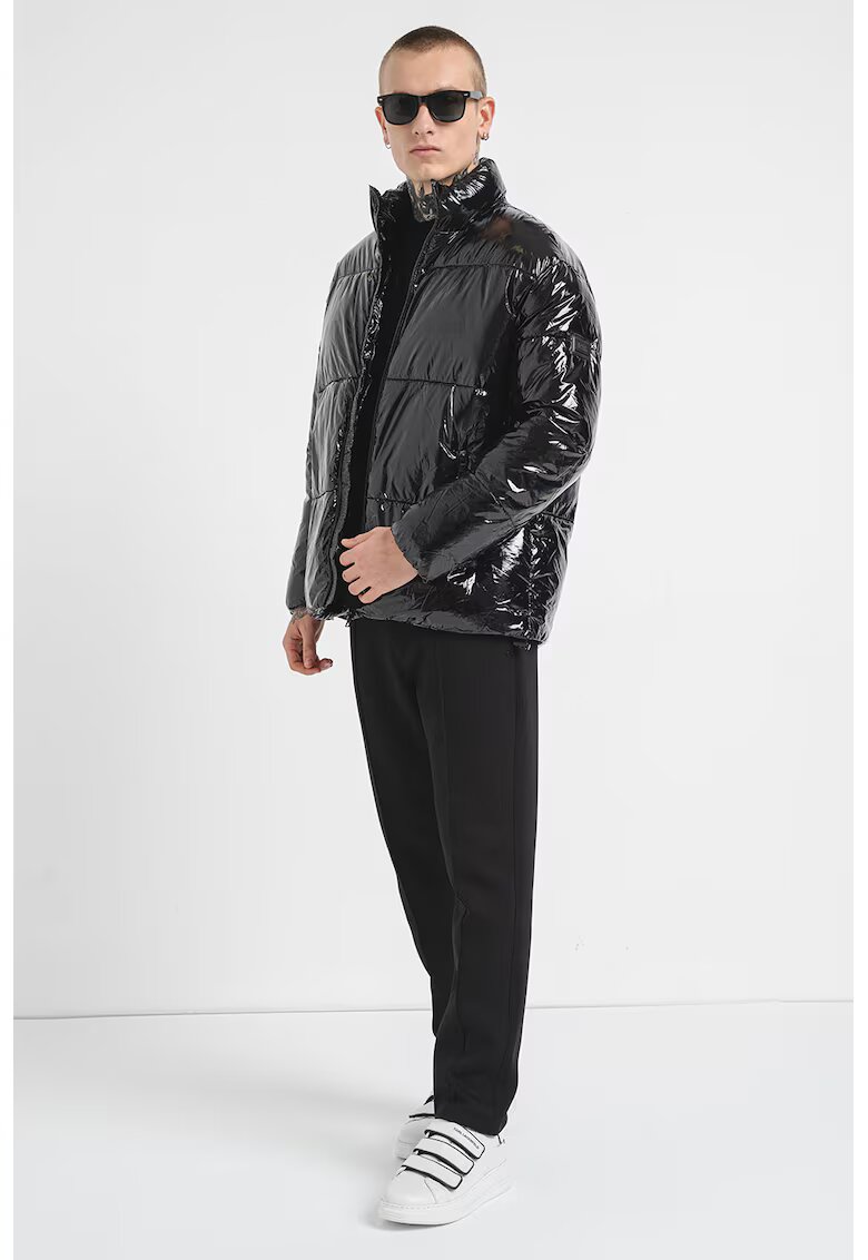 Karl Lagerfeld Geaca bufanta matlasata - Negru