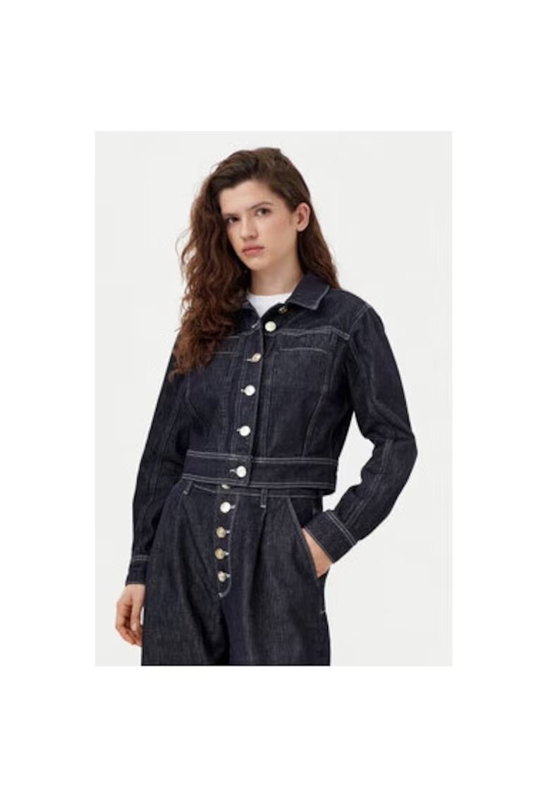 Karl Lagerfeld Geaca dama - 304578632 - Bumbac - Albastru - Albastru