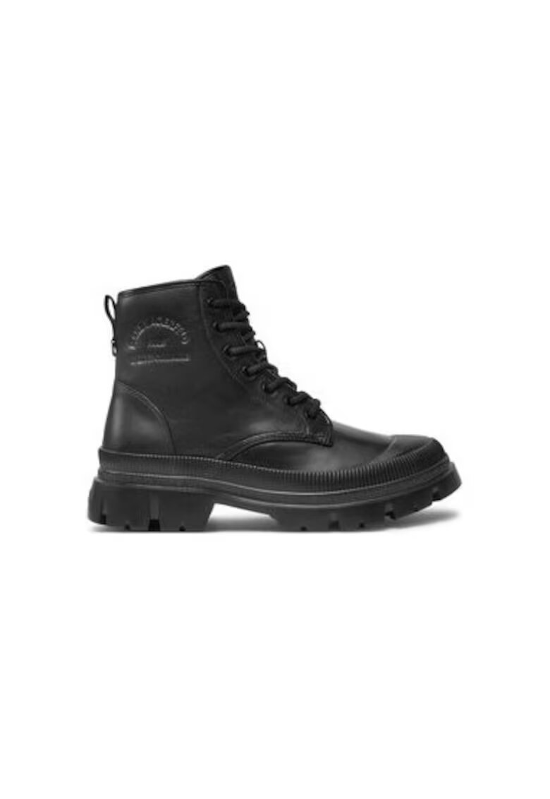 Karl Lagerfeld Ghete barbati KL25264A - Piele naturala - Negru