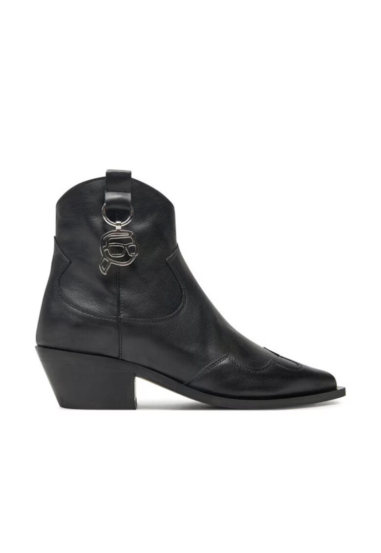 Karl Lagerfeld Ghete dama 305061539 - Piele naturala - Negru - Negru