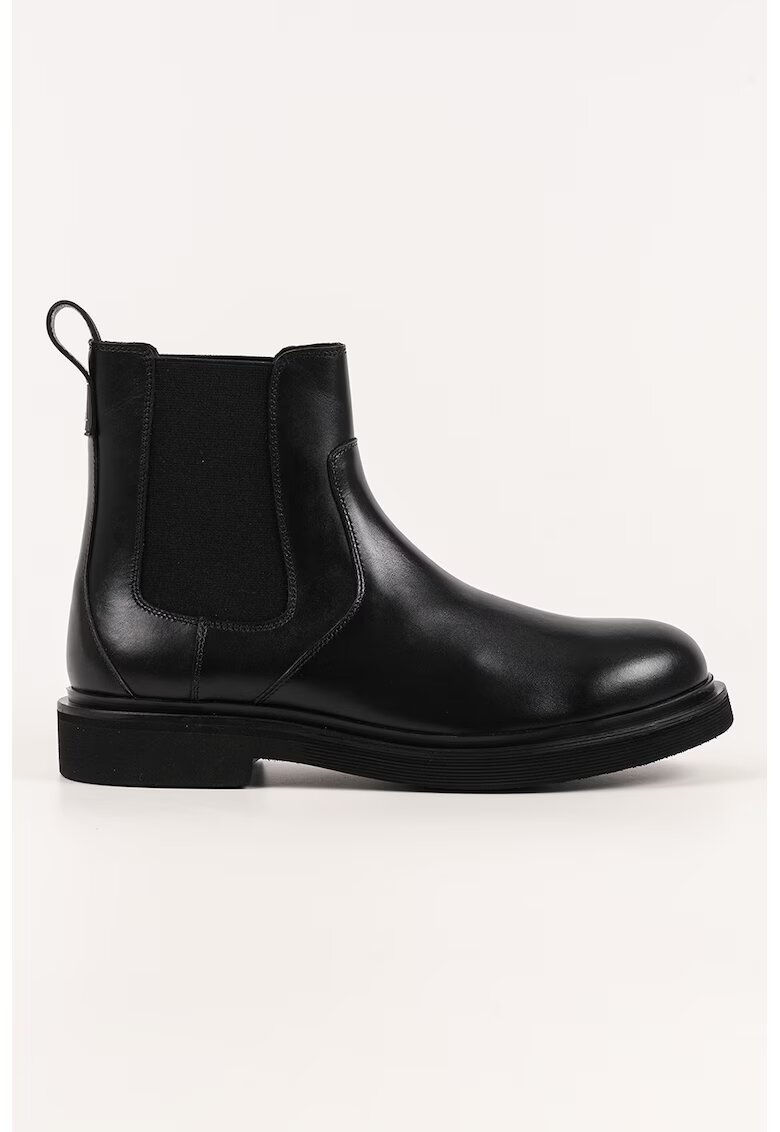 Karl Lagerfeld Ghete din piele - Negru