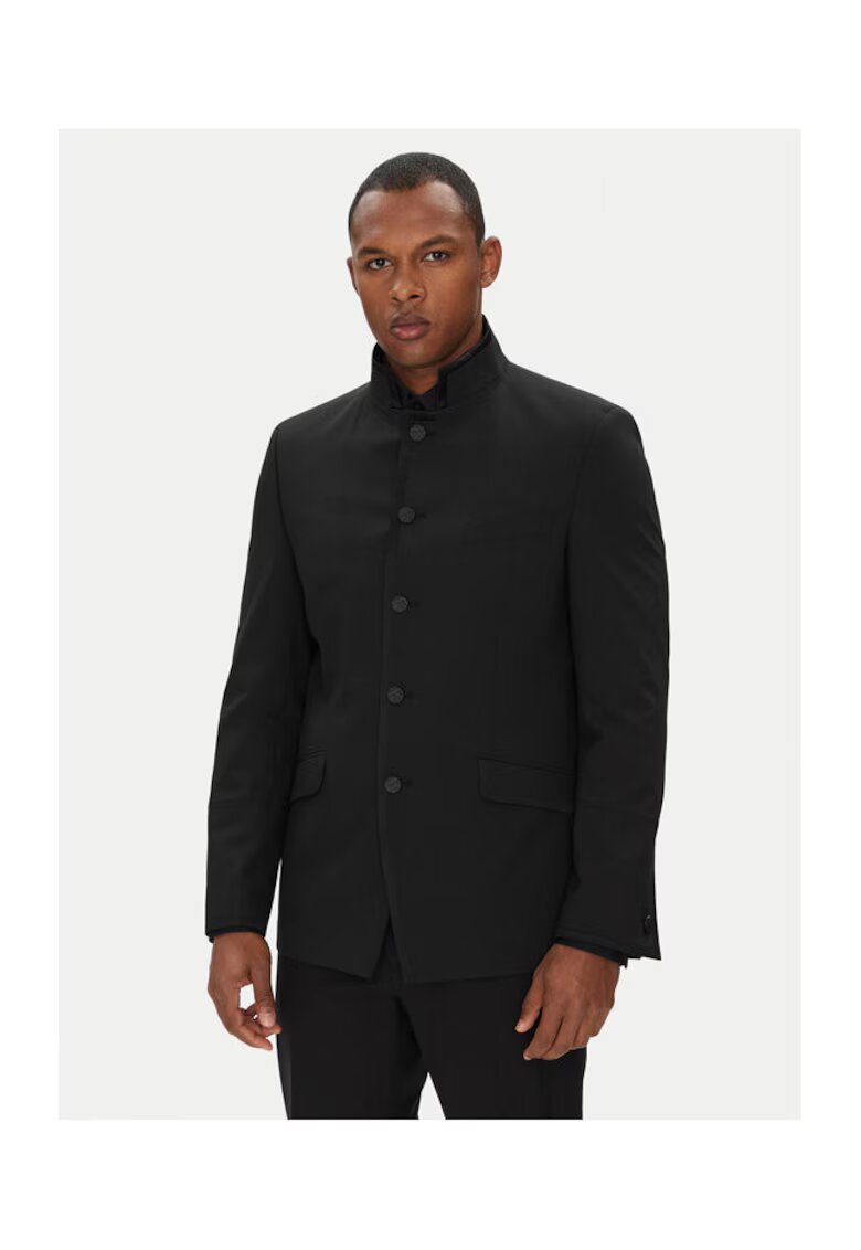 Karl Lagerfeld Jacheta barbati 155220 553037 - Poliester/Viscoza - Negru - Negru