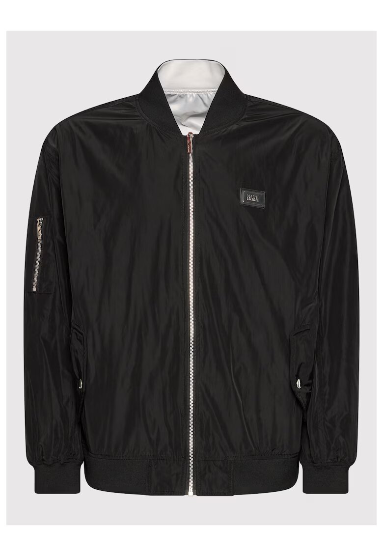 Karl Lagerfeld Jacheta bomber barbati - 209846195 - Poliester - Negru - Negru