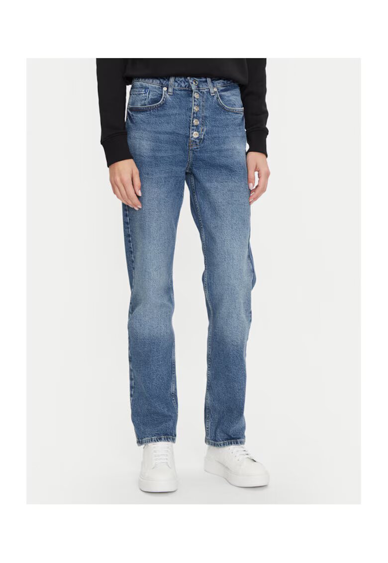 Karl Lagerfeld Jeans Blugi dama - 304176043 - Bumbac - Albastru