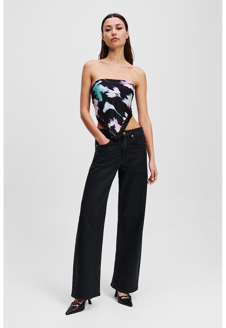 Karl Lagerfeld Jeans Blugi relaxed-fit - Negru