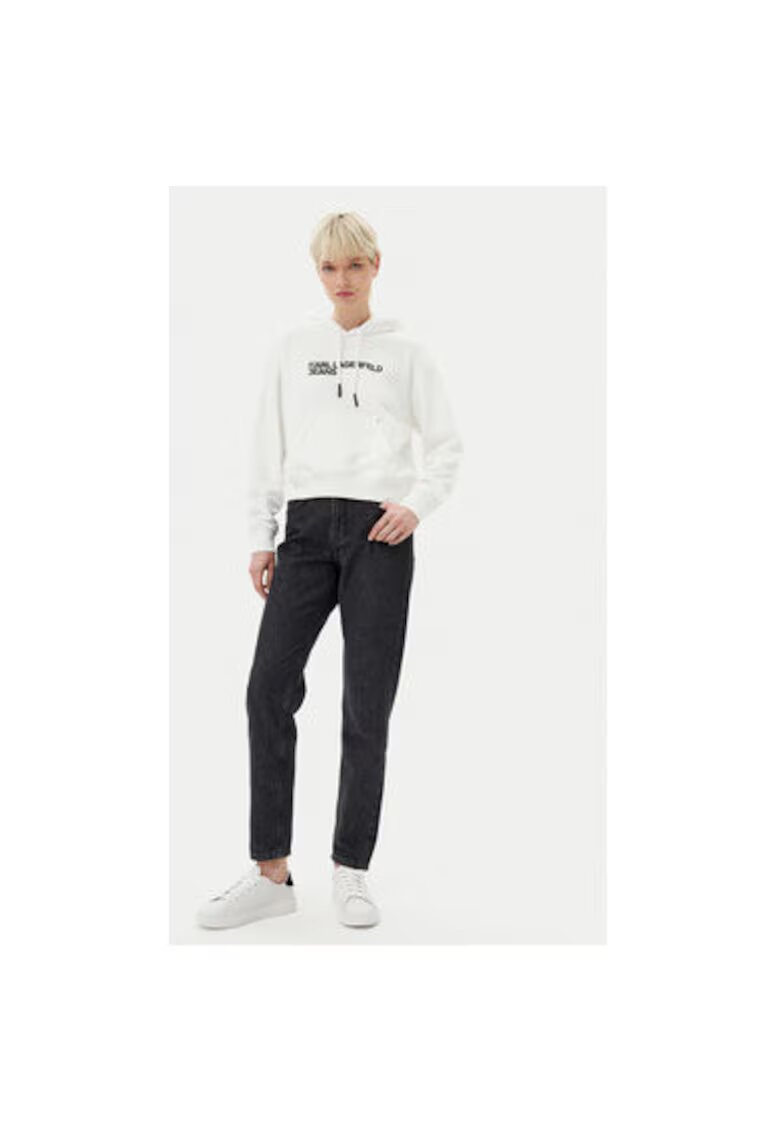 Karl Lagerfeld Jeans Bluza dama A2W20053 - Bumbac organic - Alb - Alb