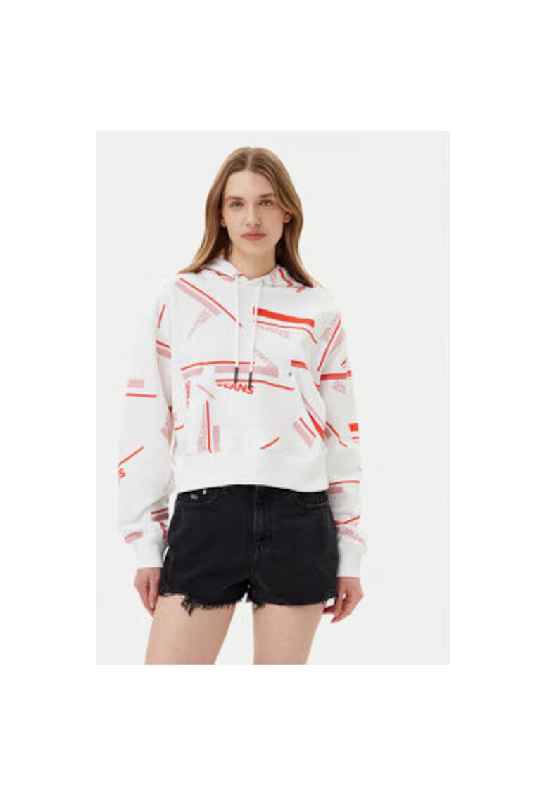 Karl Lagerfeld Jeans Hanorc dama A2W20020 - Bumbac organic - Multicolor - Multicolor