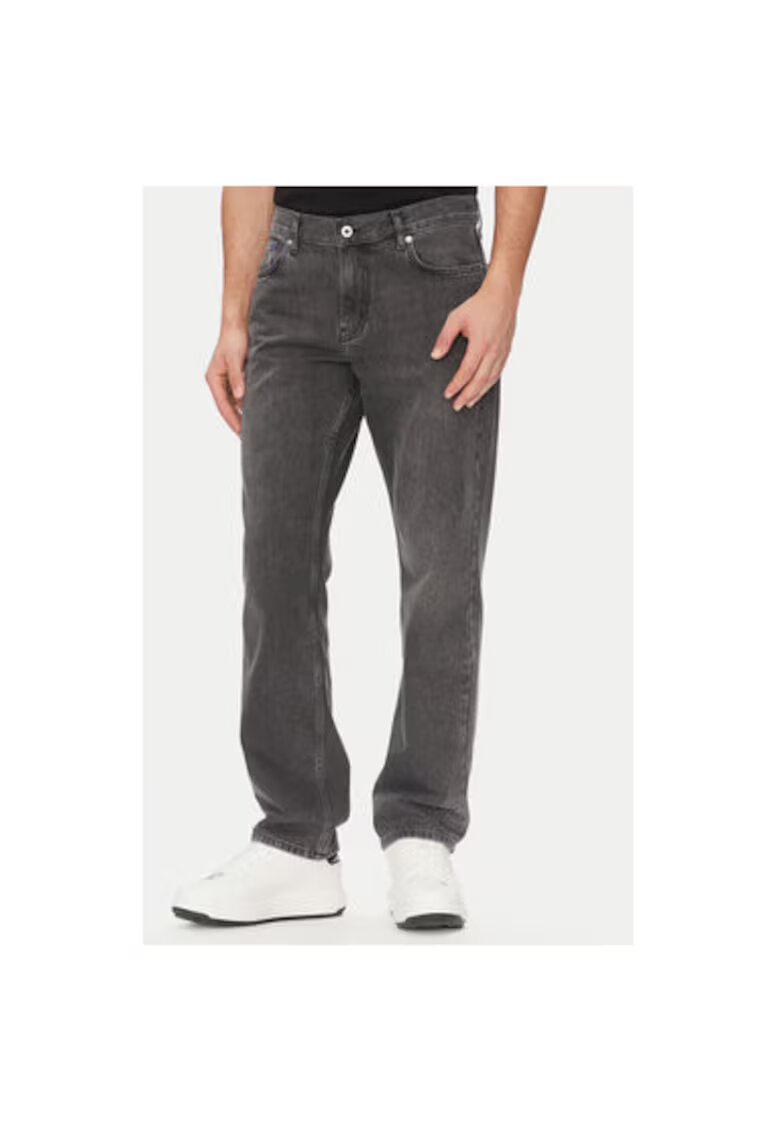 Karl Lagerfeld Jeans Pantaloni barbati A2M10131 - Bumbac - Gri - Gri
