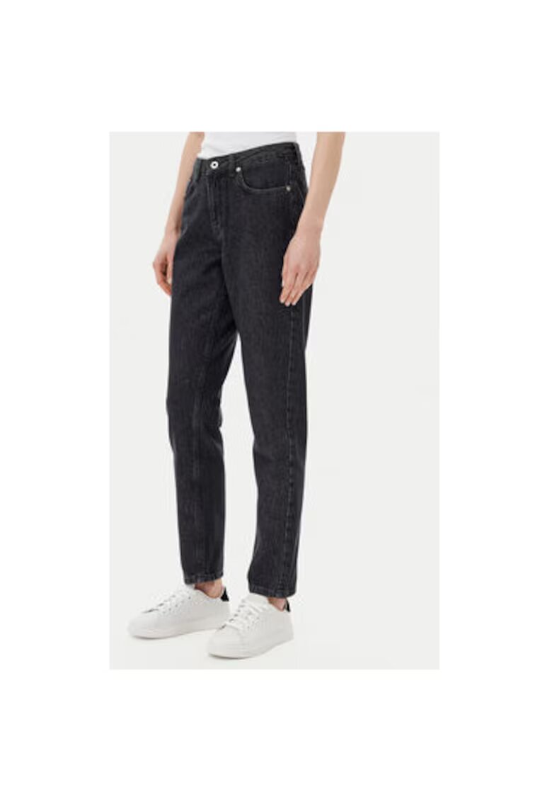 Karl Lagerfeld Jeans Pantaloni dama A2W10138 - Bumbac organic - Negru - Negru