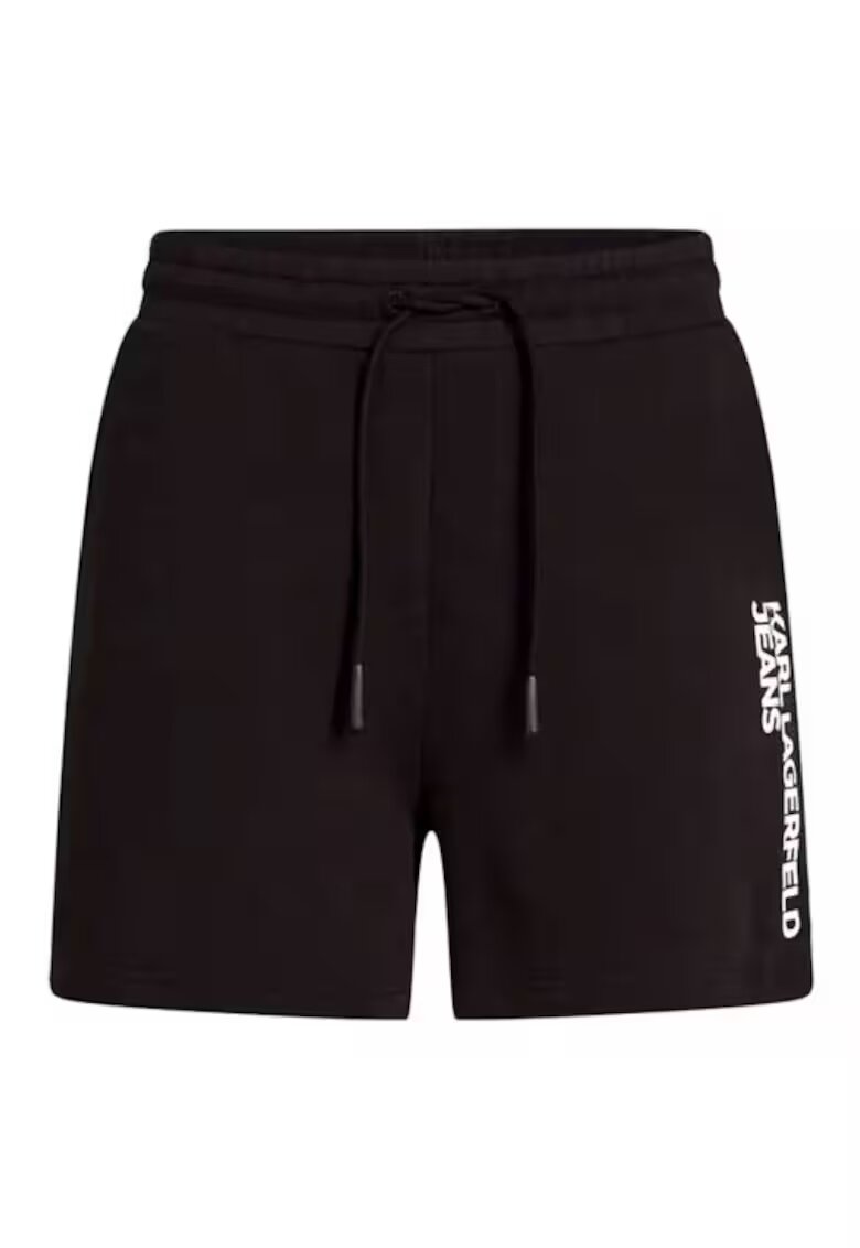 Karl Lagerfeld Jeans Pantaloni scurti sport barbati A2M10166 - Bumbac - Negru - Negru
