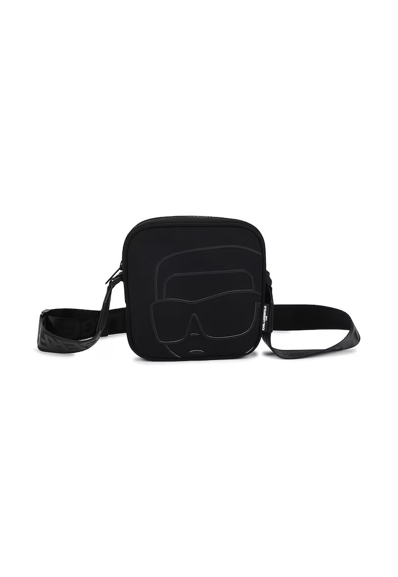 KARL LAGERFELD KIDS Geanta cu detaliu in relief - Negru