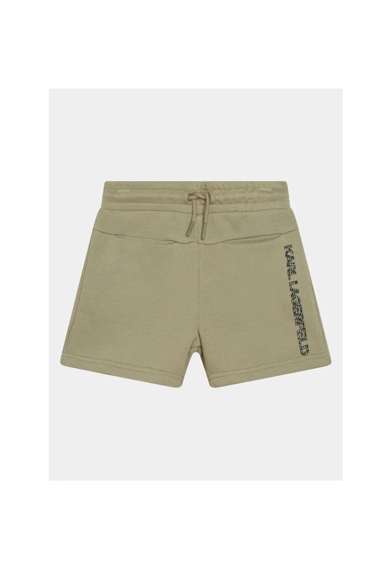 KARL LAGERFELD KIDS Pantaloni scurti baieti - Bumbac - Verde
