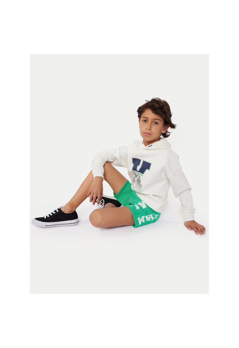 KARL LAGERFELD KIDS Pantaloni scurti baieti - Bumbac - Verde