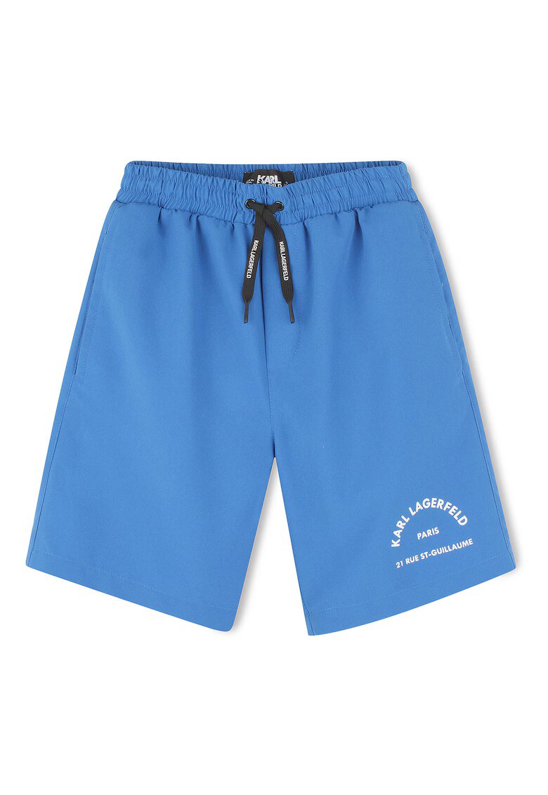 KARL LAGERFELD KIDS Pantaloni scurti de baie baieti Z30411 816 - Poliester - Albastru