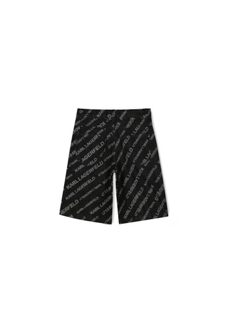 KARL LAGERFELD KIDS Pantaloni scurti din denim baieti Z30415 Z20 - Bumbac - Negru - Negru