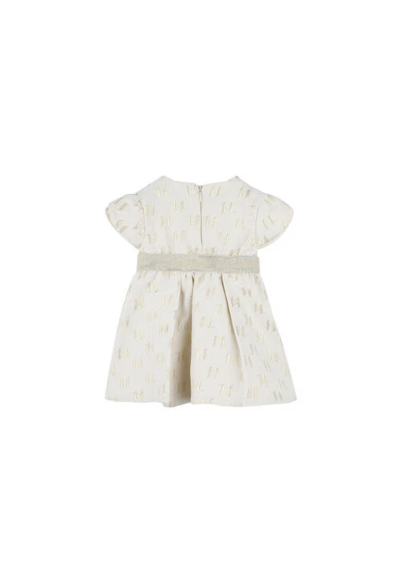 KARL LAGERFELD KIDS Rochie fete Z30515 N81 - Poliester - Ecru - Ecru