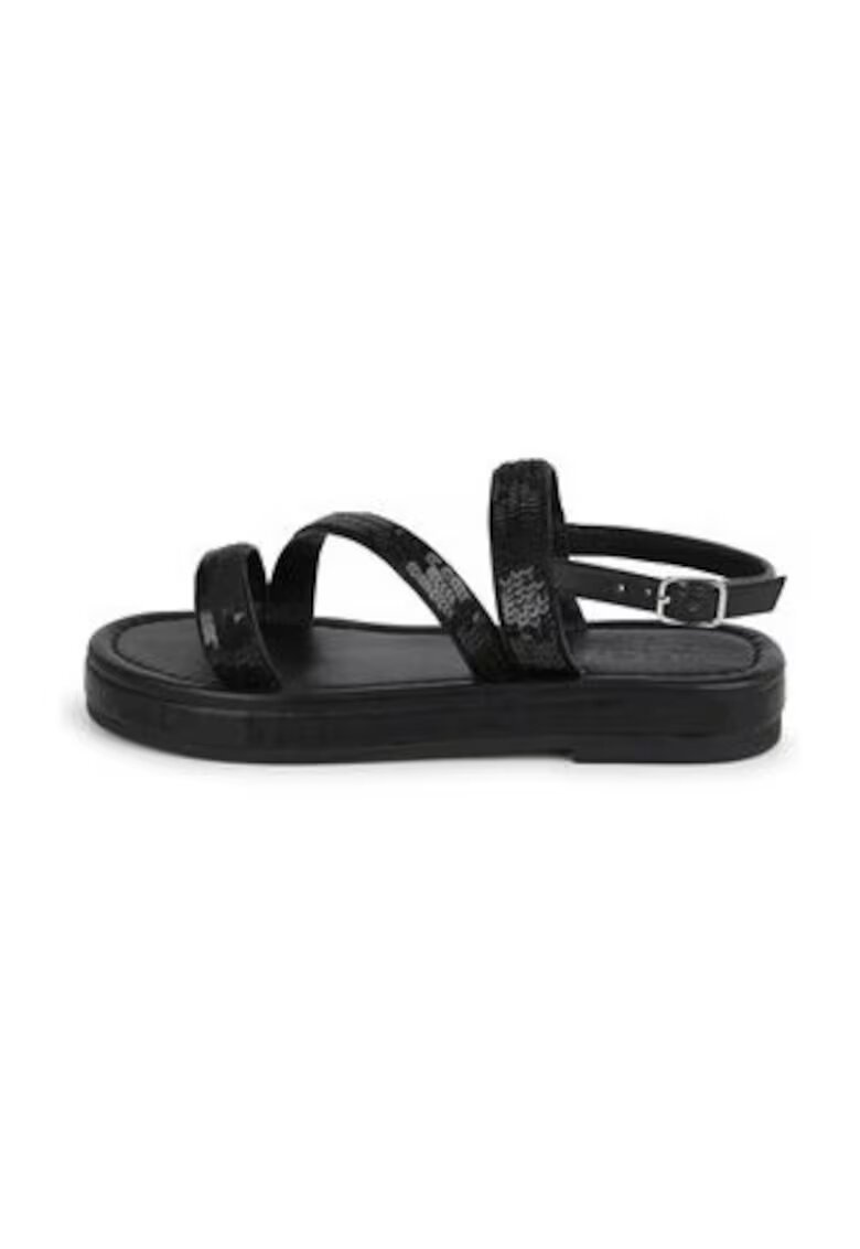 KARL LAGERFELD KIDS Sandale dama 303669300 - Piele ecologica - Negru - Negru
