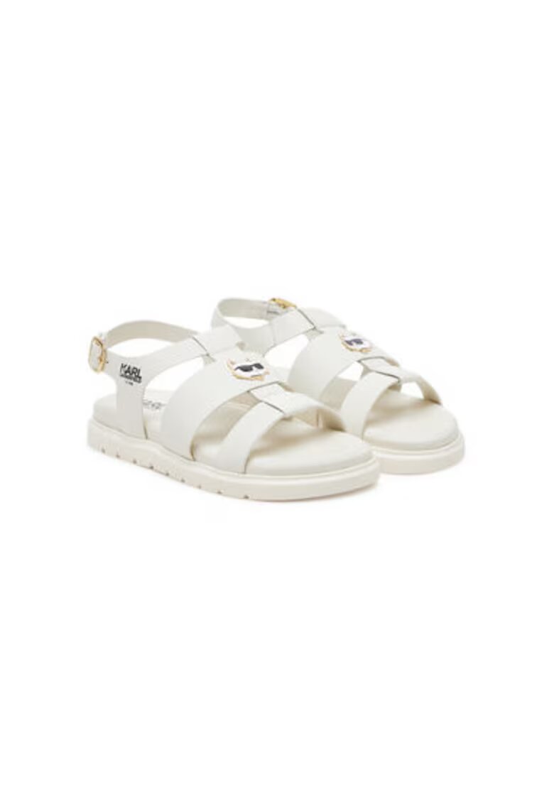 KARL LAGERFELD KIDS Sandale dama - Z30372 - Piele naturala - Ecru
