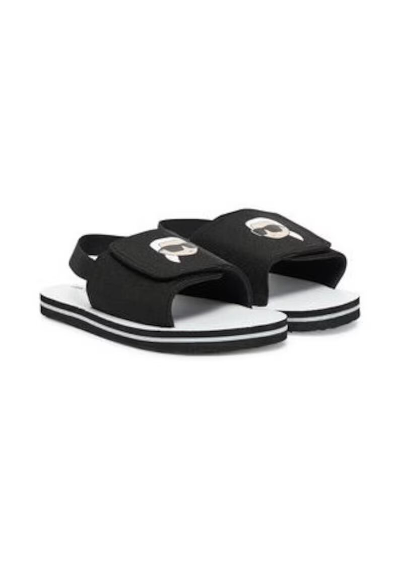KARL LAGERFELD KIDS Sandale fete - Z30384 - Textil - Negru - Negru