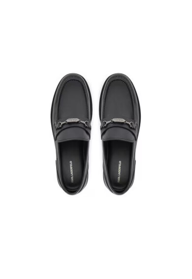 Karl Lagerfeld Mocasini barbati KL12215 - Piele naturala - Negru