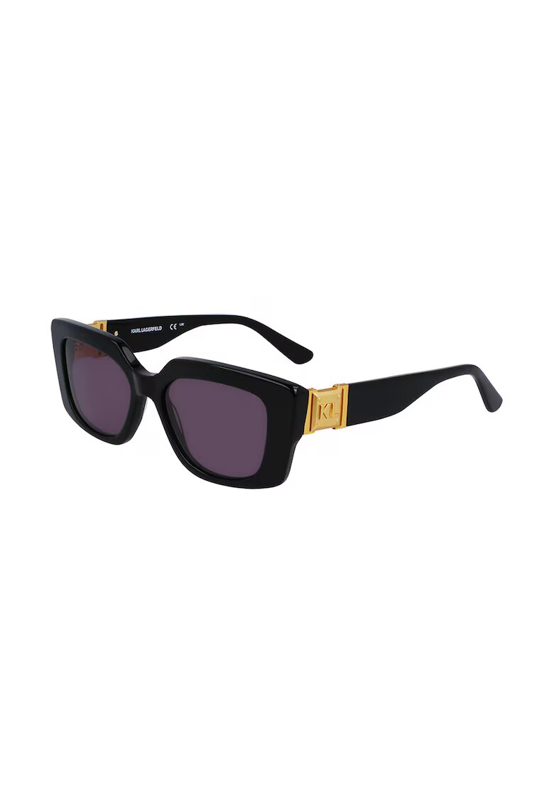 Karl Lagerfeld Ochelari de soare dreptunghiulari cu detaliu logo