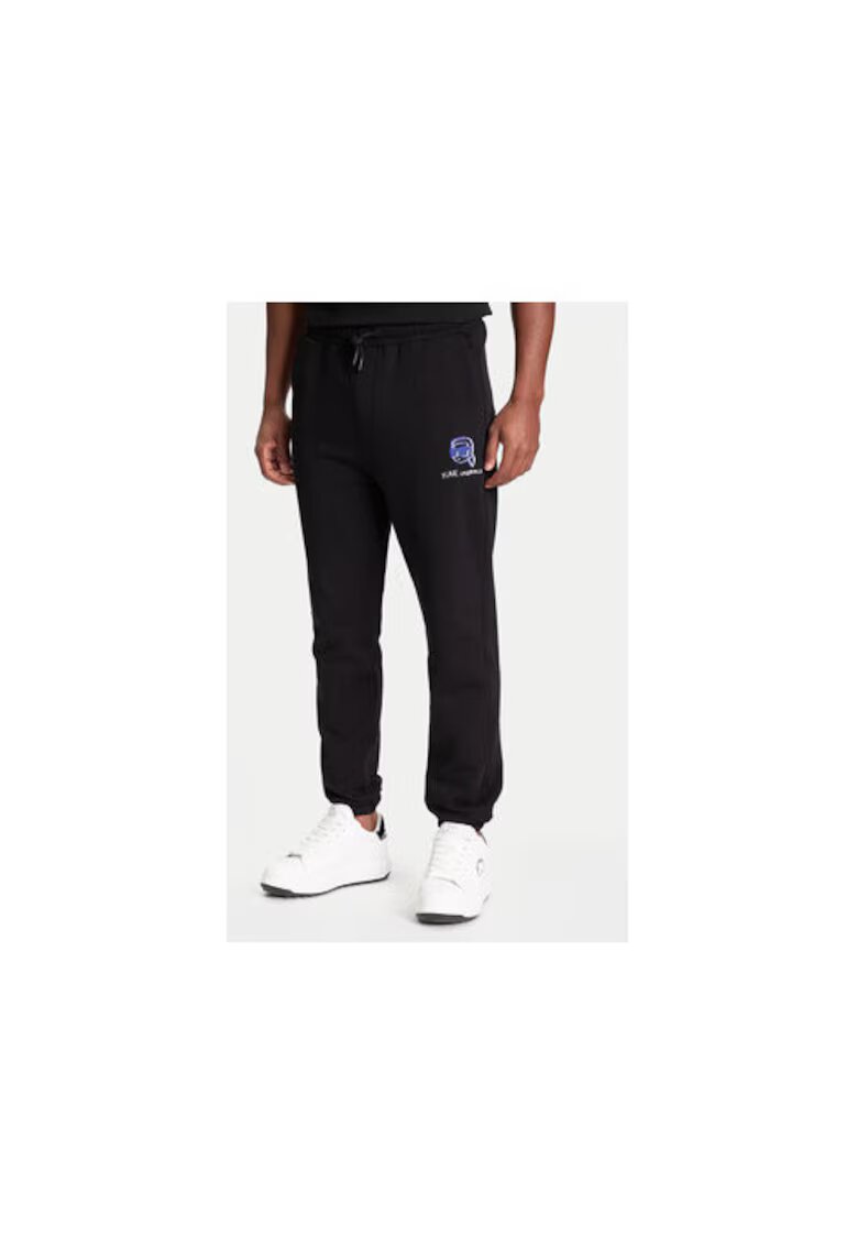 Karl Lagerfeld Pantaloni de trening barbati 705113 553904 - Bumbac - Negru - Negru