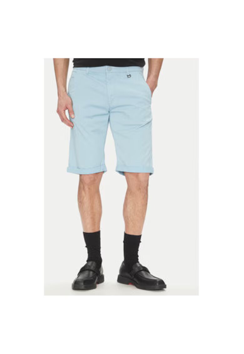 Karl Lagerfeld Pantaloni scurti barbati 265812 552829 - Bumbac/Elastan - Albastru deschis - Albastru deschis