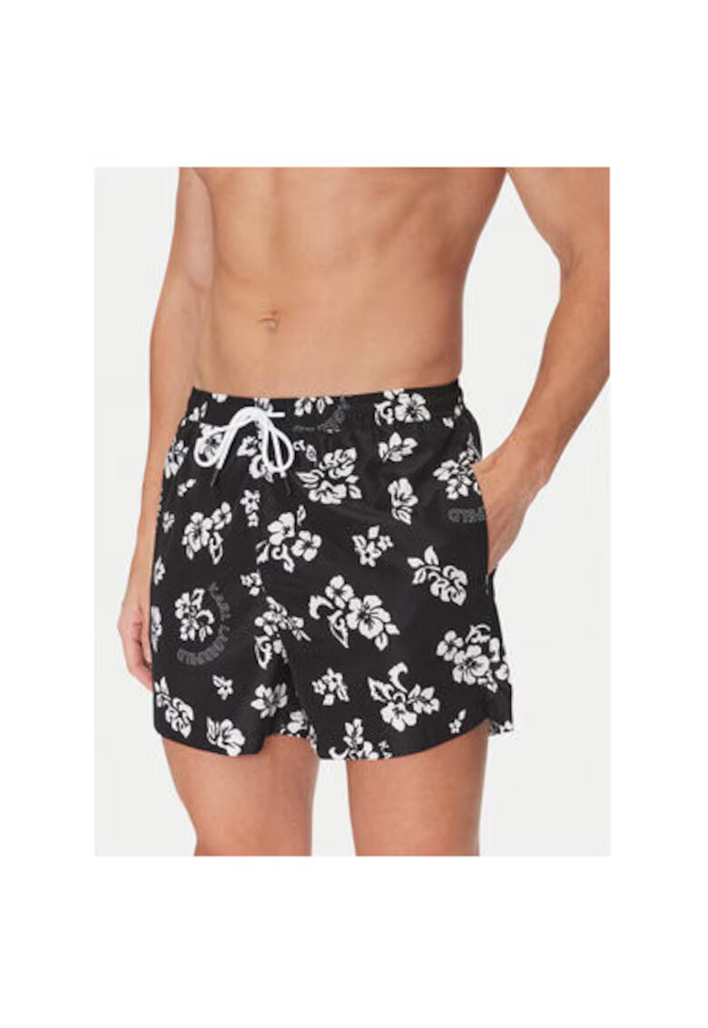 Karl Lagerfeld Pantaloni scurti de baie barbati A2M46035 - Poliester - Negru - Negru