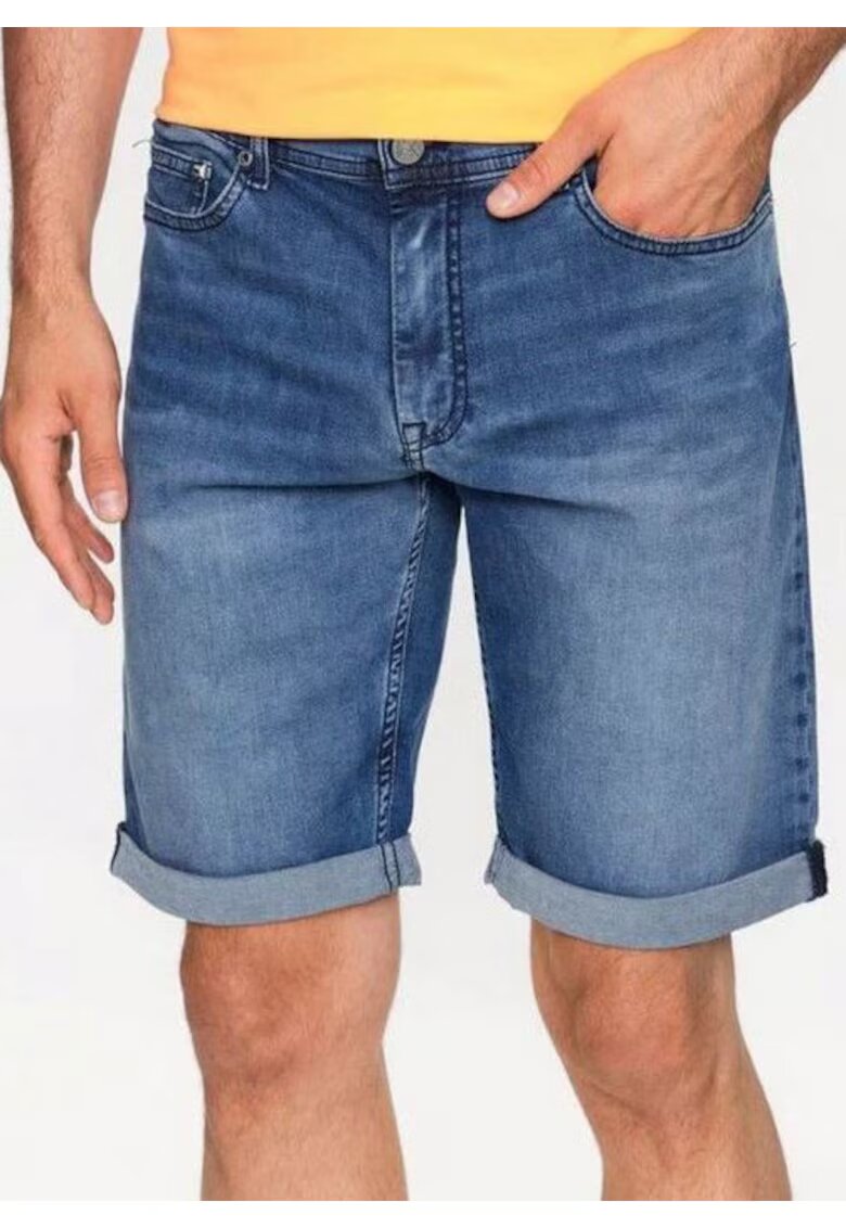 Karl Lagerfeld Pantaloni scurti denim cu buzunare