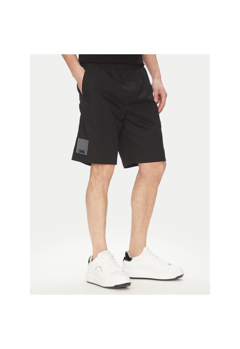 Karl Lagerfeld Pantaloni scurti sport barbati 265709 552600 - Bumbac - Negru - Negru