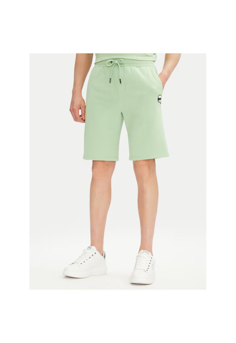 Karl Lagerfeld Pantaloni scurti sport barbati 705014 552900 - Bumbac organic - Verde - Verde
