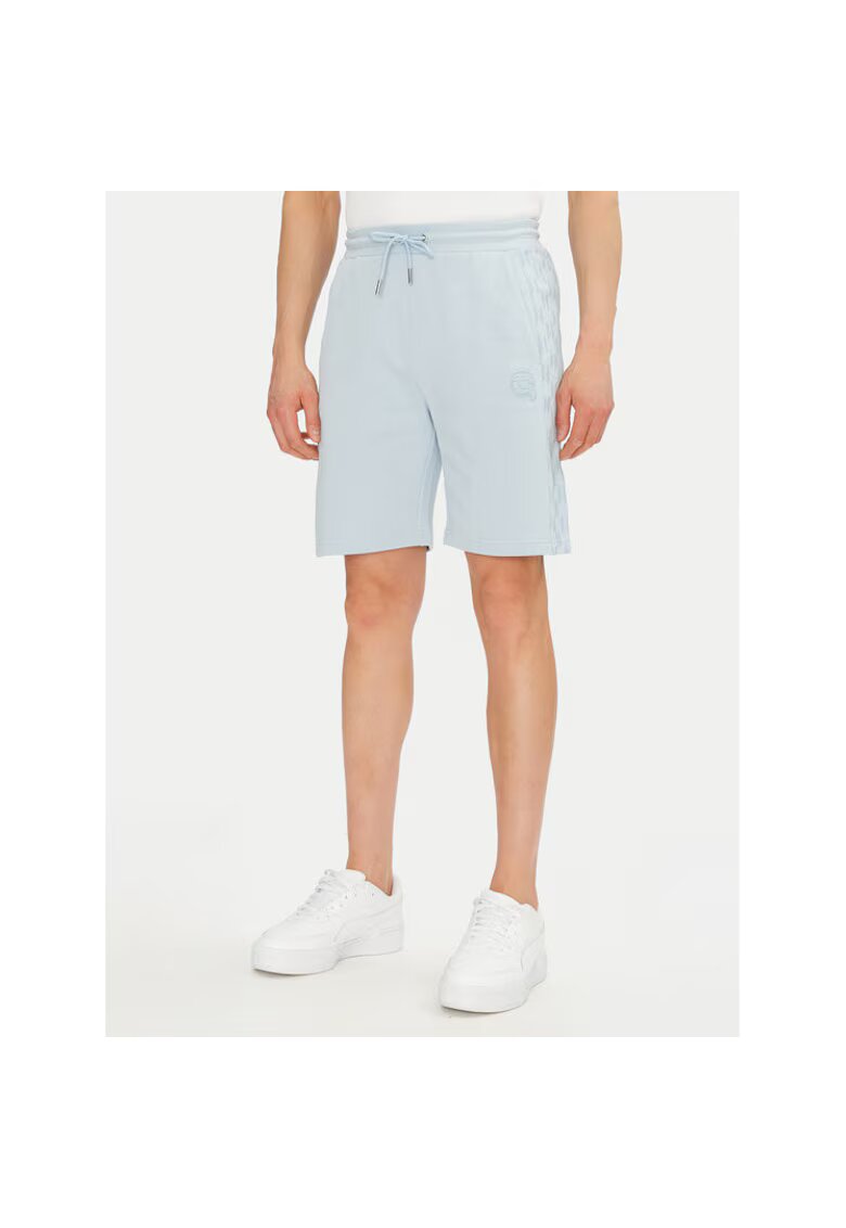 Karl Lagerfeld Pantaloni scurti sport barbati 705071 552951 - Bumbac organic - Albastru - Albastru