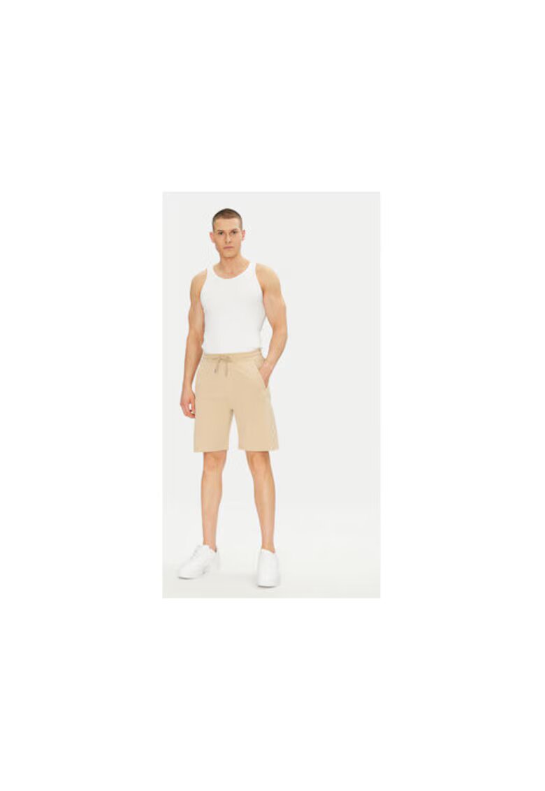 Karl Lagerfeld Pantaloni scurti sport barbati 705071 552951 - Bumbac organic - Bej - Bej