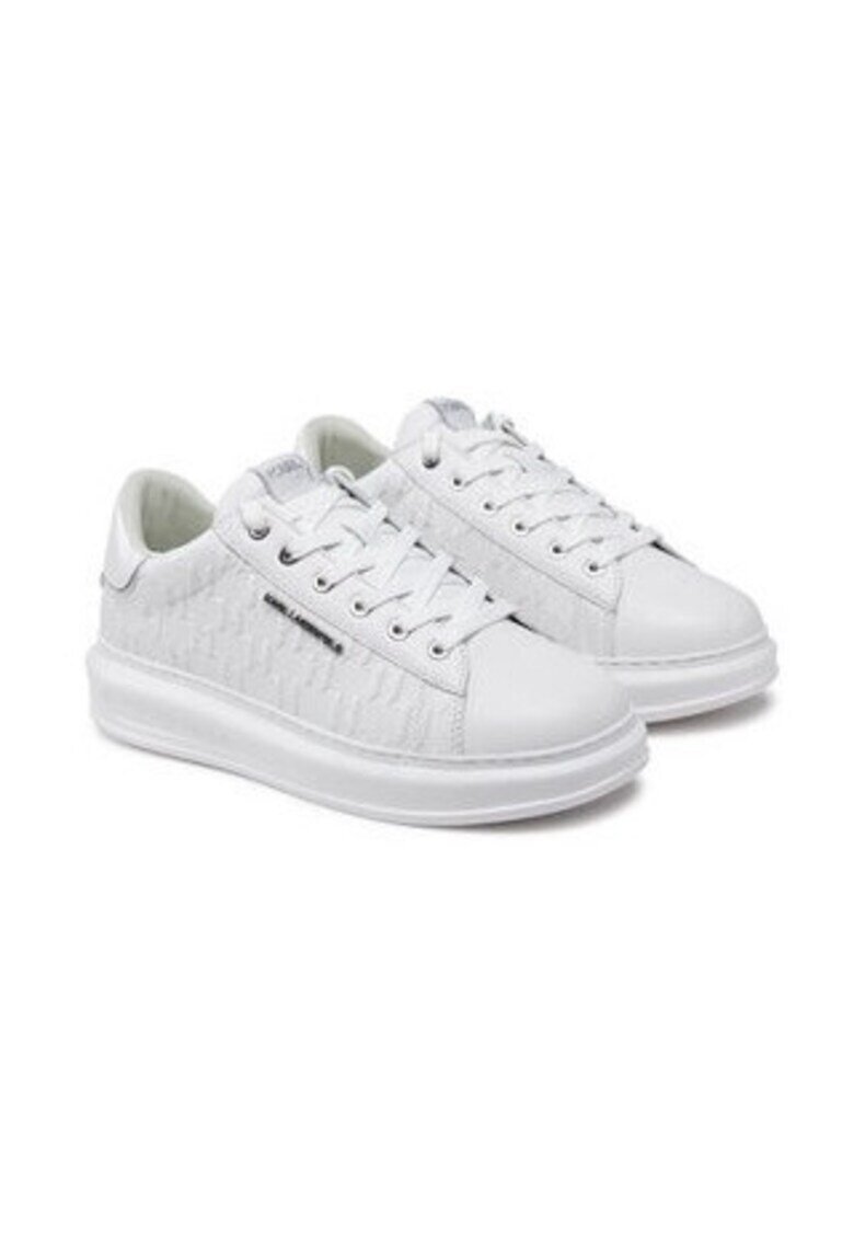 Karl Lagerfeld Pantofi sport barbati 305061317 - Piele naturala - 46 EU - Alb